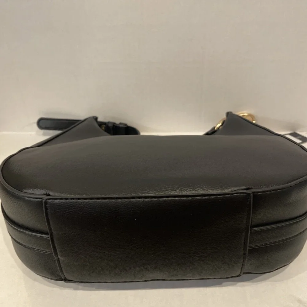 French Connection Moritz Textured‎ Smooth Hobo Bag – Black NWT MSRP $108